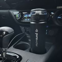 Pura Water - Water Filtering Bottle - Max - Stainless Steel - 680ml